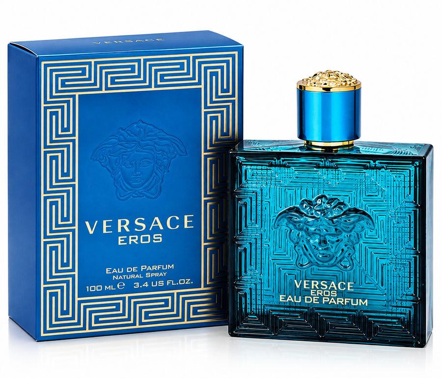 Versace Eros EDP 3.4 oz / 100 ml – Men's Luxury Cologne, for Men