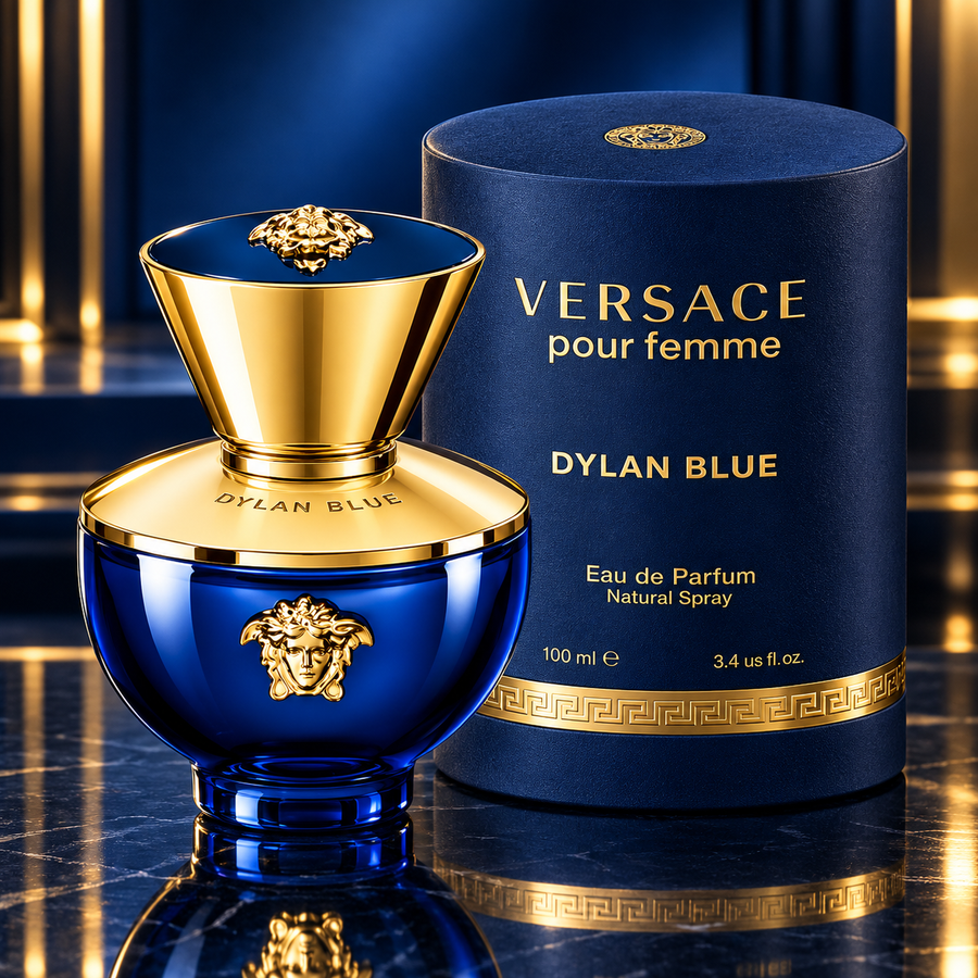 Versace -Dylan Blue Pour Femme EDP 3.4 oz / 100 ml – Women's Perfume for Women