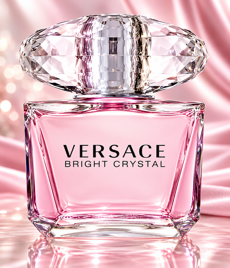 Versace Bright Crystal EDT 3.0 oz / 90 ml – Women's Floral Fruity Perfume for Women
