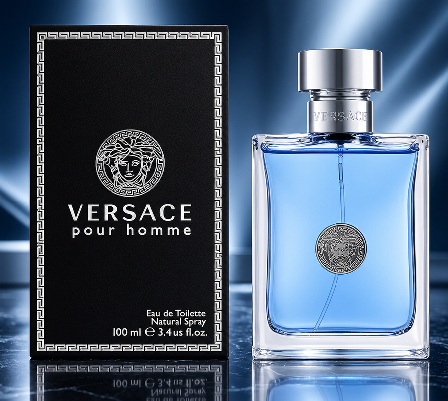 Versace Pour Homme EDT 3.4 oz / 100 ml – Men's Designer Cologne for Men