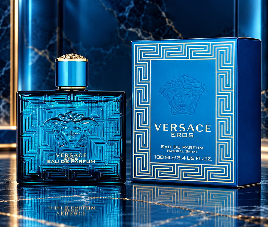 Versace Eros EDP 3.4 oz / 100 ml – Men's Luxury Cologne, for Men